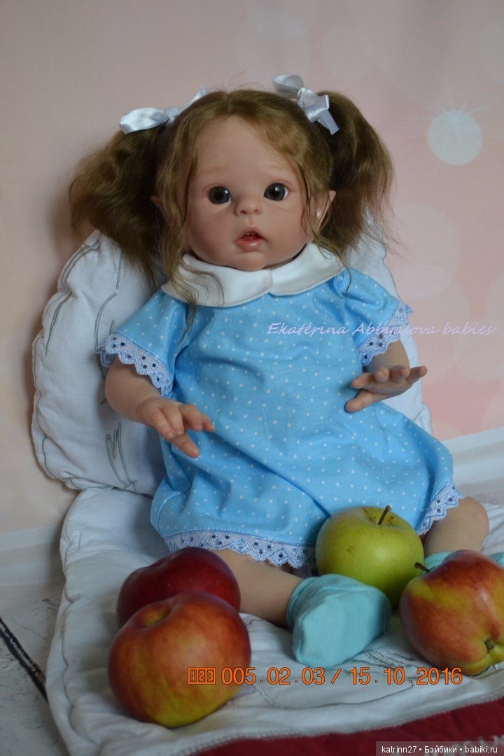 Малышка Лия, молд Luna- в завершенном образе. Ekaterina Abbyasova babies (фото 9)