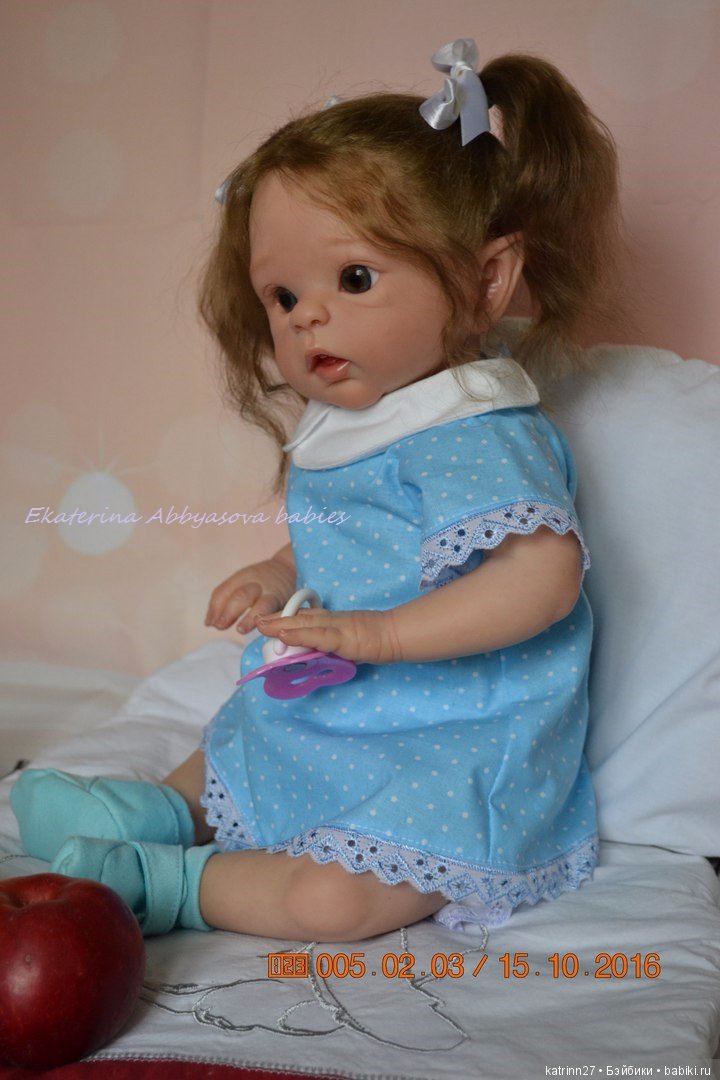 Малышка Лия, молд Luna- в завершенном образе. Ekaterina Abbyasova babies
