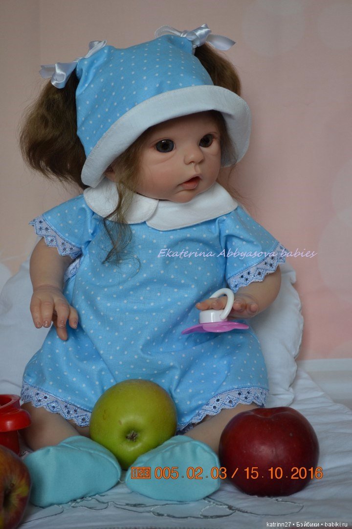 Малышка Лия, молд Luna- в завершенном образе. Ekaterina Abbyasova babies