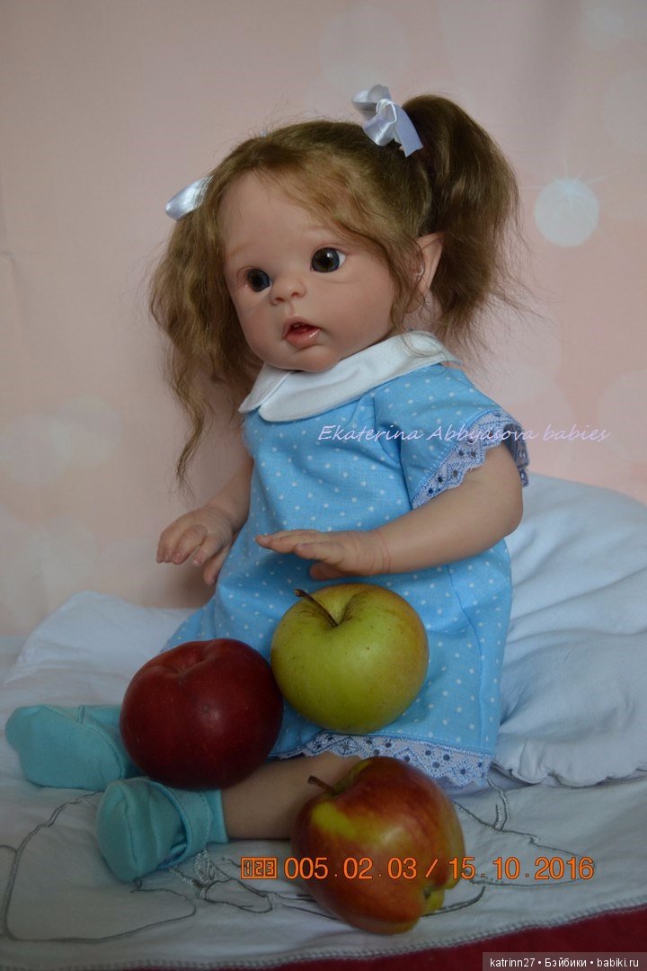 Малышка Лия, молд Luna- в завершенном образе. Ekaterina Abbyasova babies