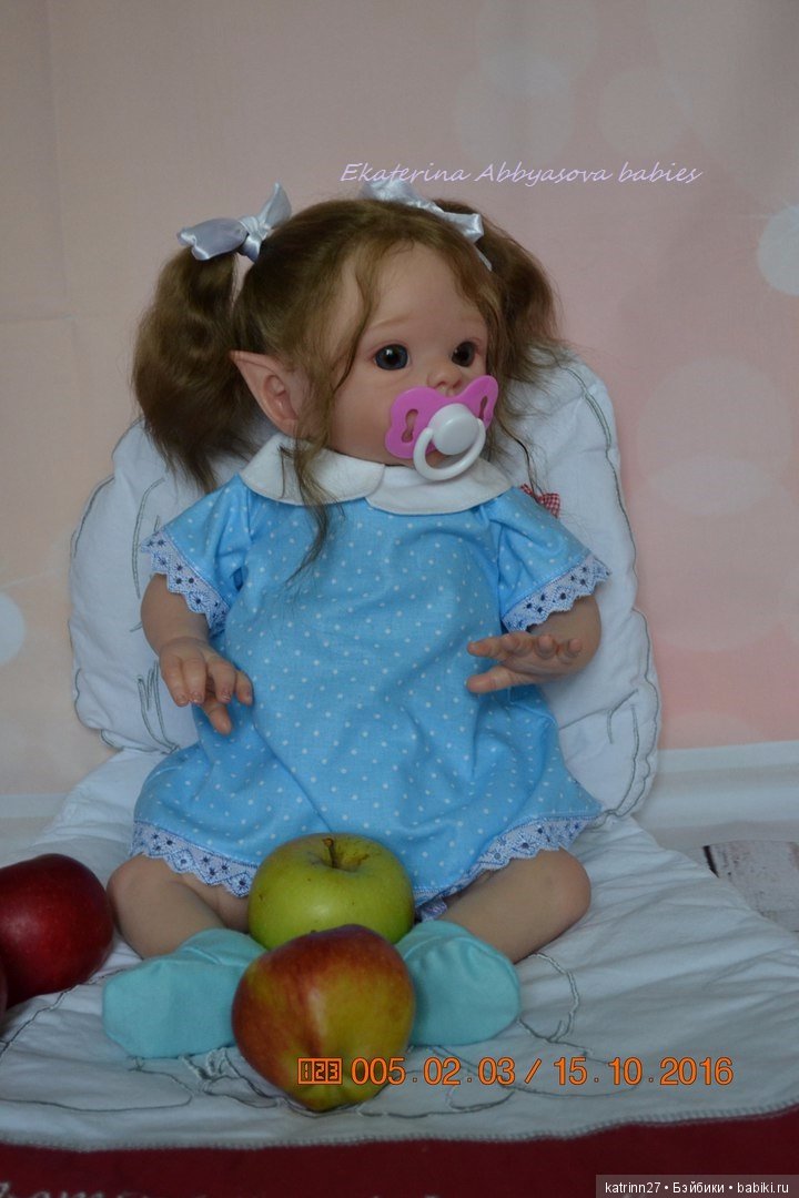 Малышка Лия, молд Luna- в завершенном образе. Ekaterina Abbyasova babies (фото 10)