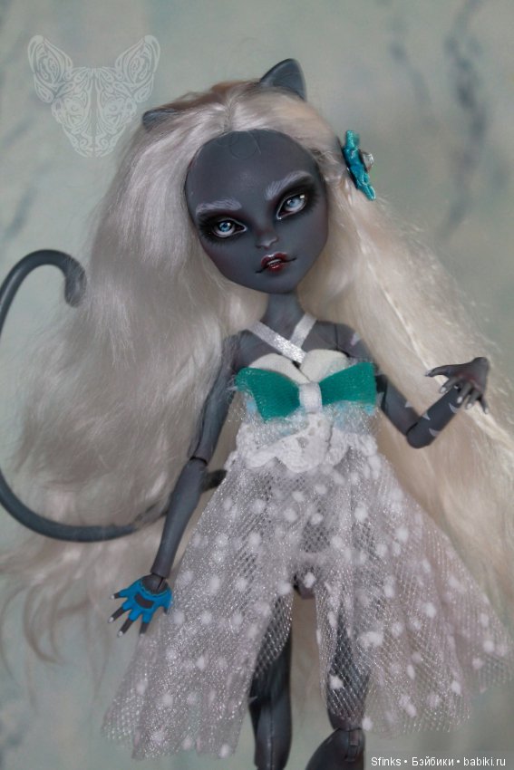 Кисы-близняшки ООАК — ООАК Monster High и Ever After High: репейнт (фото 2)