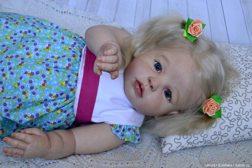 Кукла реборн Lena — Куклы Реборн (Reborn): работы мастеров (фото 4)