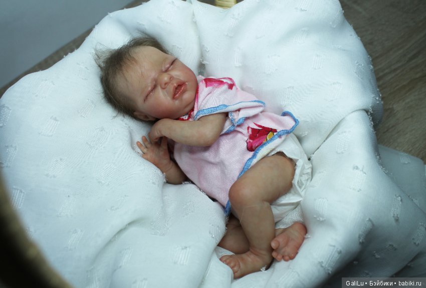 Mini-Reborn Wee_Patience от Laura Lee Eagles. Куклы-реборн Галины Людвиг (фото 8)