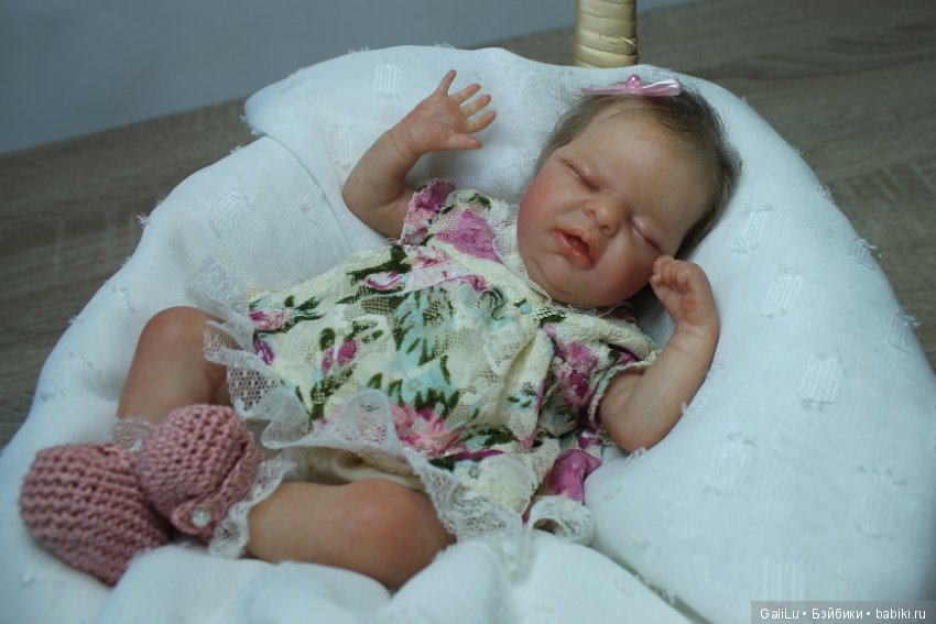Mini-Reborn Wee_Patience от Laura Lee Eagles. Куклы-реборн Галины Людвиг