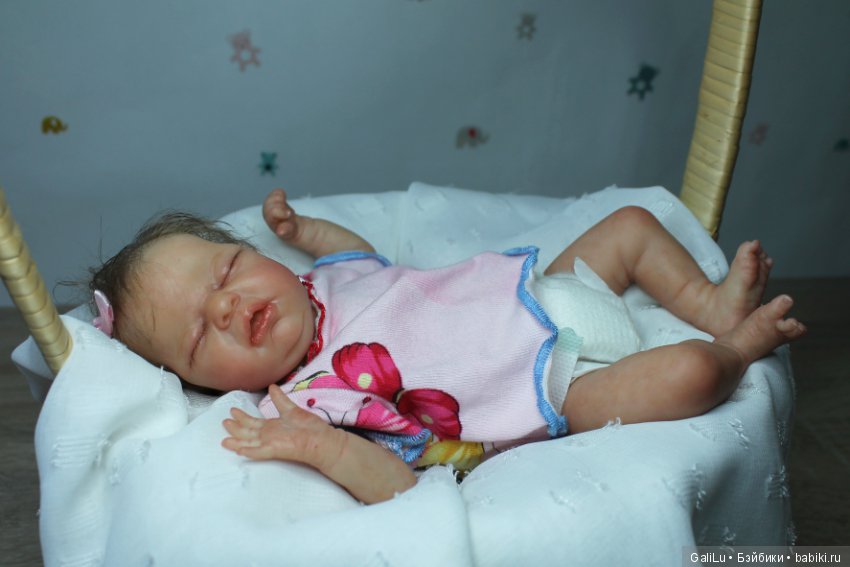 Mini-Reborn Wee_Patience от Laura Lee Eagles. Куклы-реборн Галины Людвиг (фото 5)