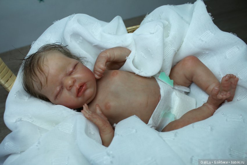 Mini-Reborn Wee_Patience от Laura Lee Eagles. Куклы-реборн Галины Людвиг