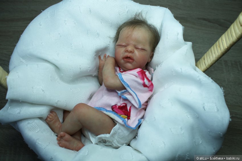 Mini-Reborn Wee_Patience от Laura Lee Eagles. Куклы-реборн Галины Людвиг (фото 9)