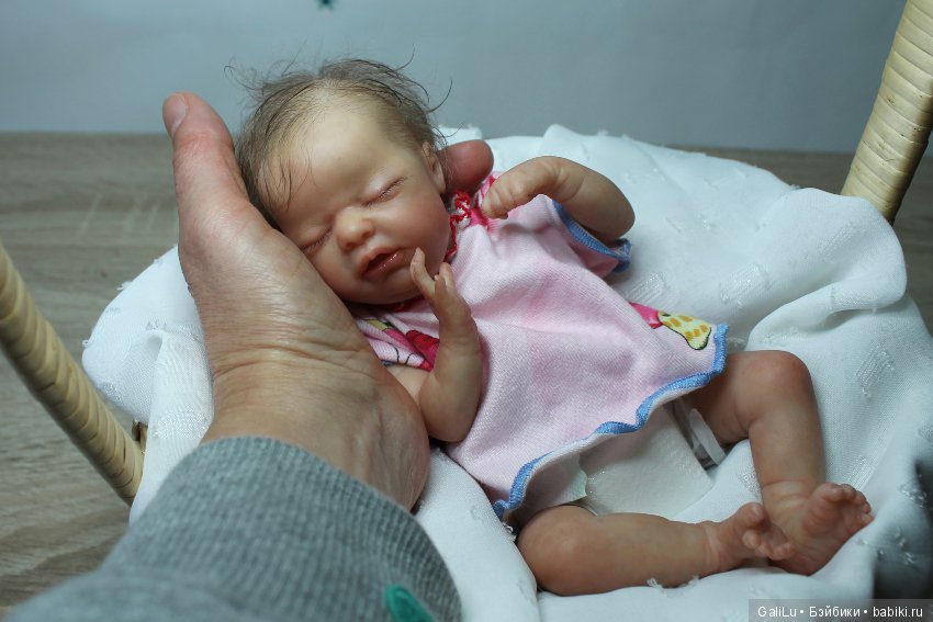 Mini-Reborn Wee_Patience от Laura Lee Eagles. Куклы-реборн Галины Людвиг (фото 4)