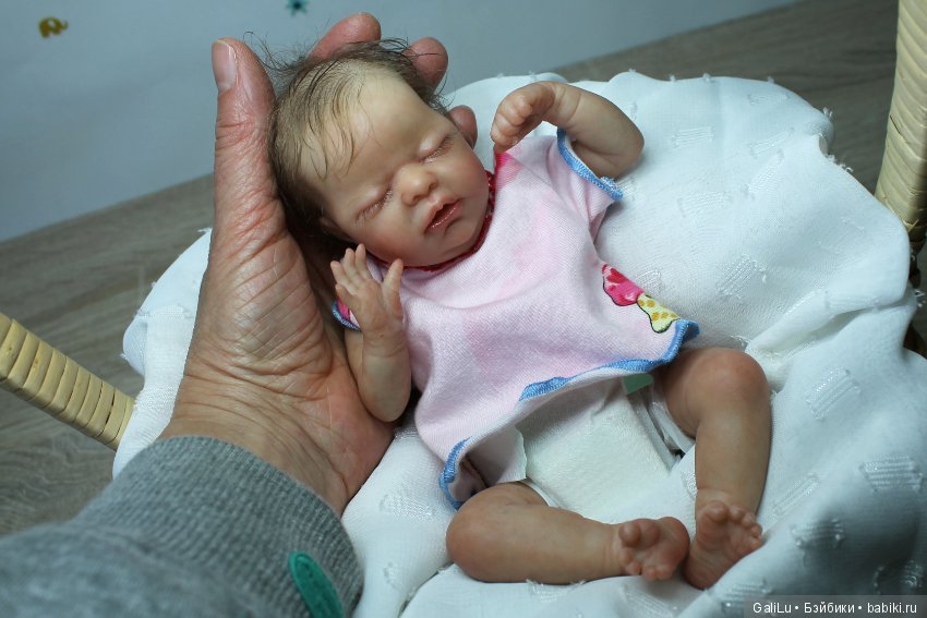 Mini-Reborn Wee_Patience от Laura Lee Eagles. Куклы-реборн Галины Людвиг (фото 3)