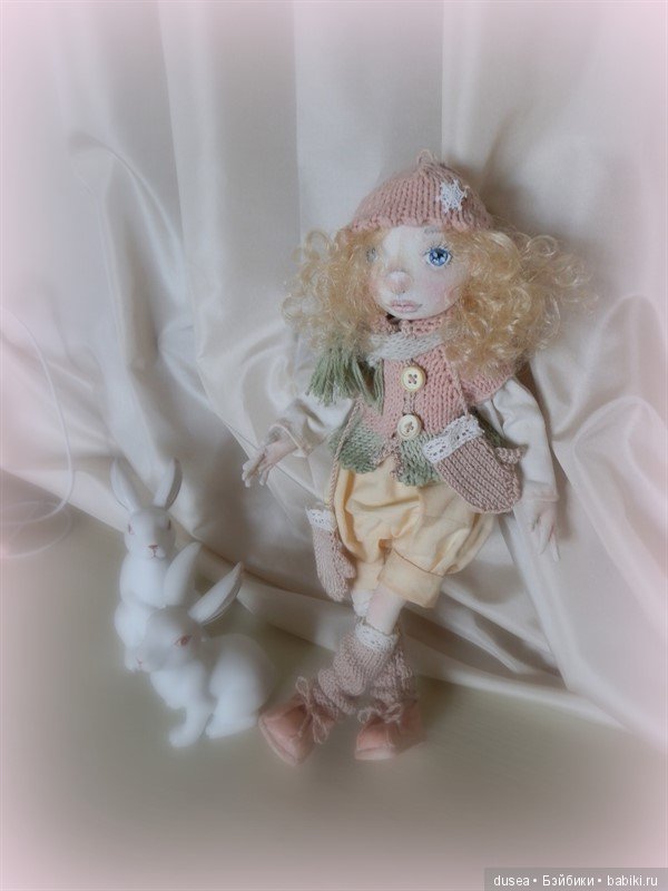 Смешная девчонка Фанни. Кукла из танки (фото 8)