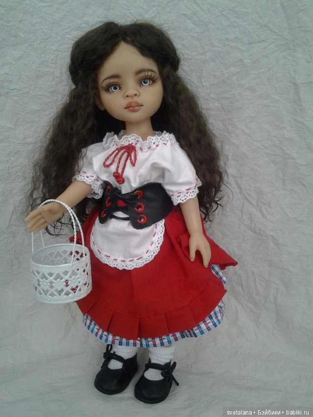 Моя Красная Шапочка. ООАК куколки Паола Рейна