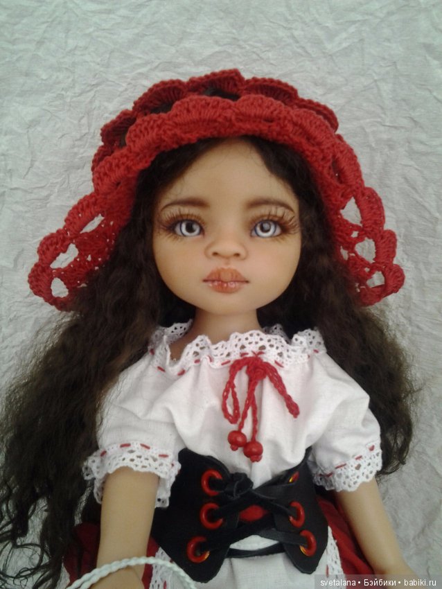 Моя Красная Шапочка. ООАК куколки Паола Рейна