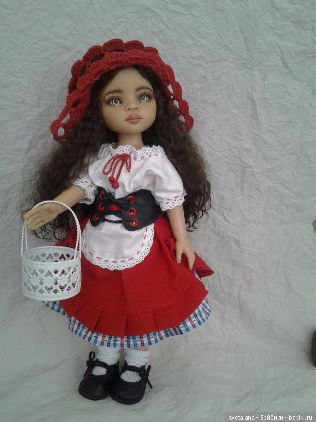Моя Красная Шапочка. ООАК куколки Паола Рейна