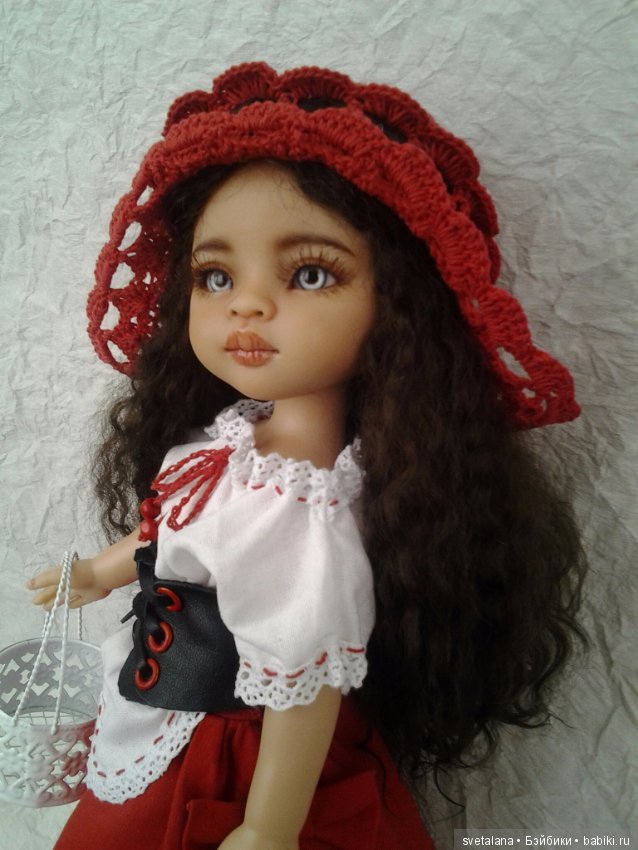 Моя Красная Шапочка. ООАК куколки Паола Рейна