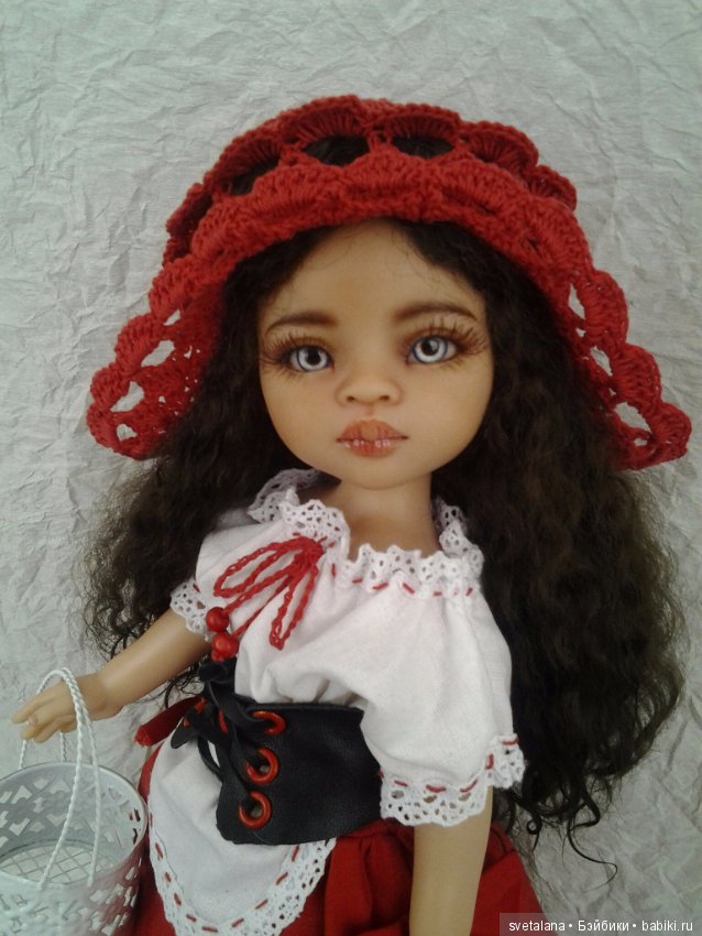 Моя Красная Шапочка. ООАК куколки Паола Рейна
