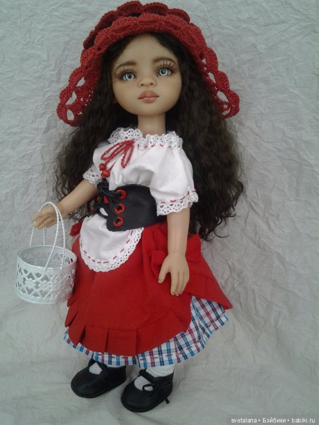 Моя Красная Шапочка. ООАК куколки Паола Рейна