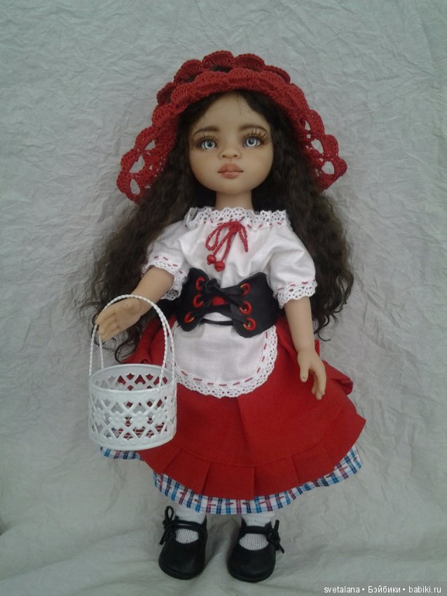 Моя Красная Шапочка. ООАК куколки Паола Рейна