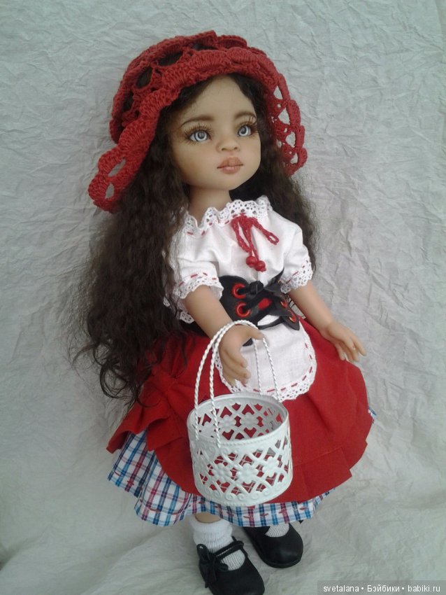 Моя Красная Шапочка. ООАК куколки Паола Рейна