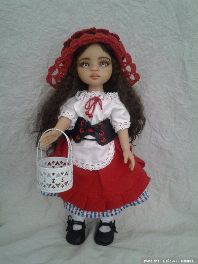 Моя Красная Шапочка. ООАК куколки Паола Рейна