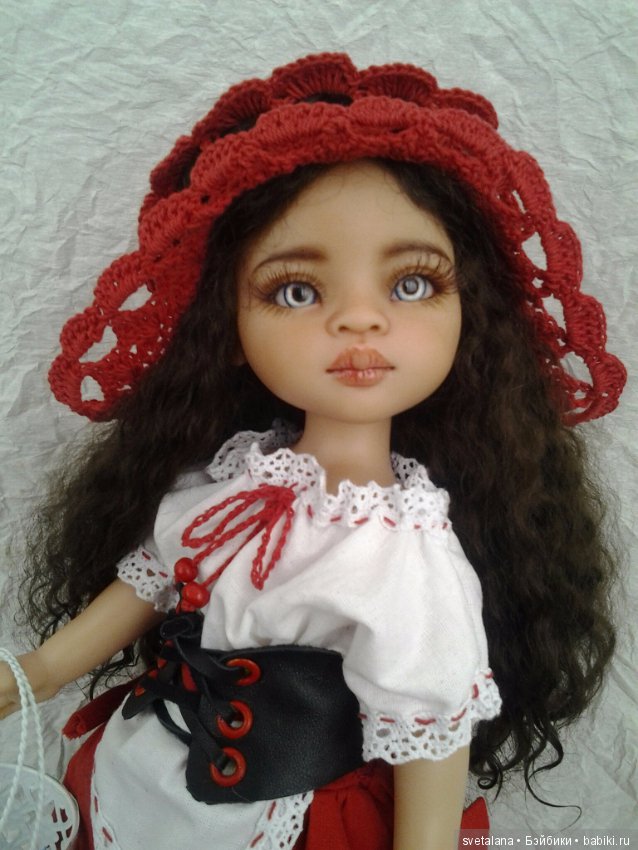Моя Красная Шапочка. ООАК куколки Паола Рейна