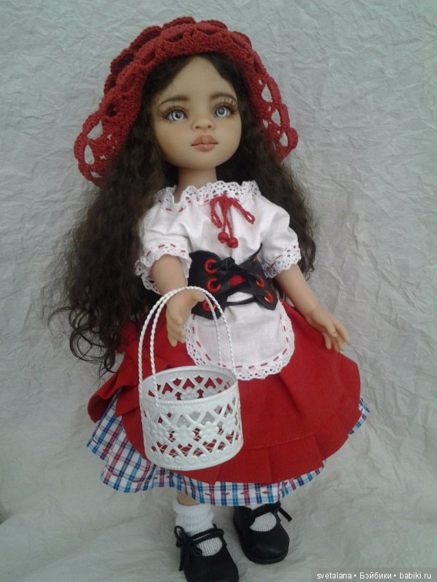 Моя Красная Шапочка. ООАК куколки Паола Рейна