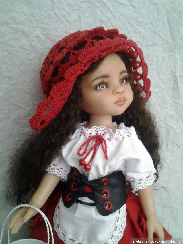 Моя Красная Шапочка. ООАК куколки Паола Рейна