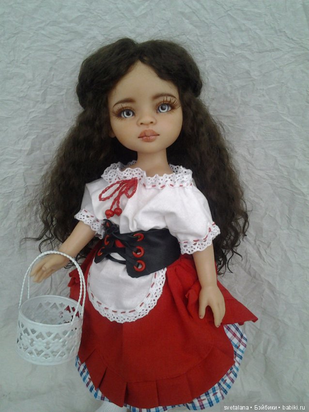 Моя Красная Шапочка. ООАК куколки Паола Рейна
