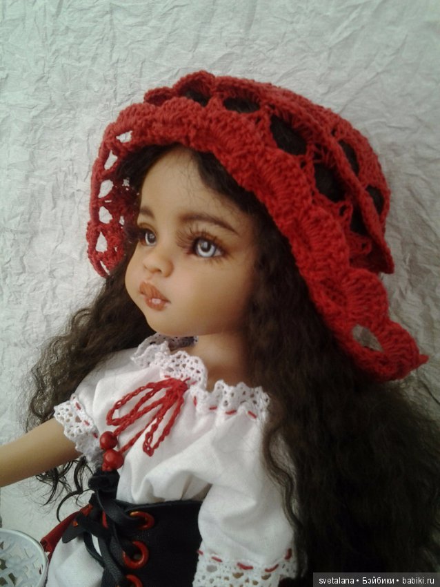 Моя Красная Шапочка. ООАК куколки Паола Рейна