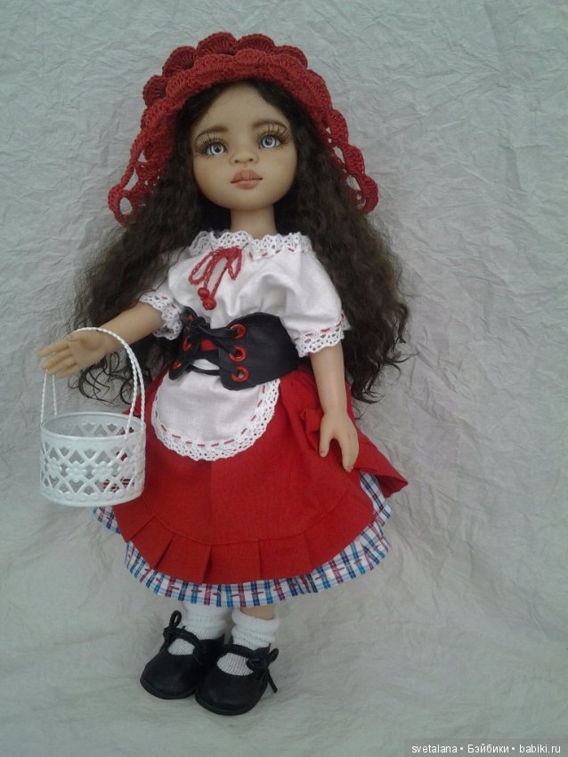 Моя Красная Шапочка. ООАК куколки Паола Рейна