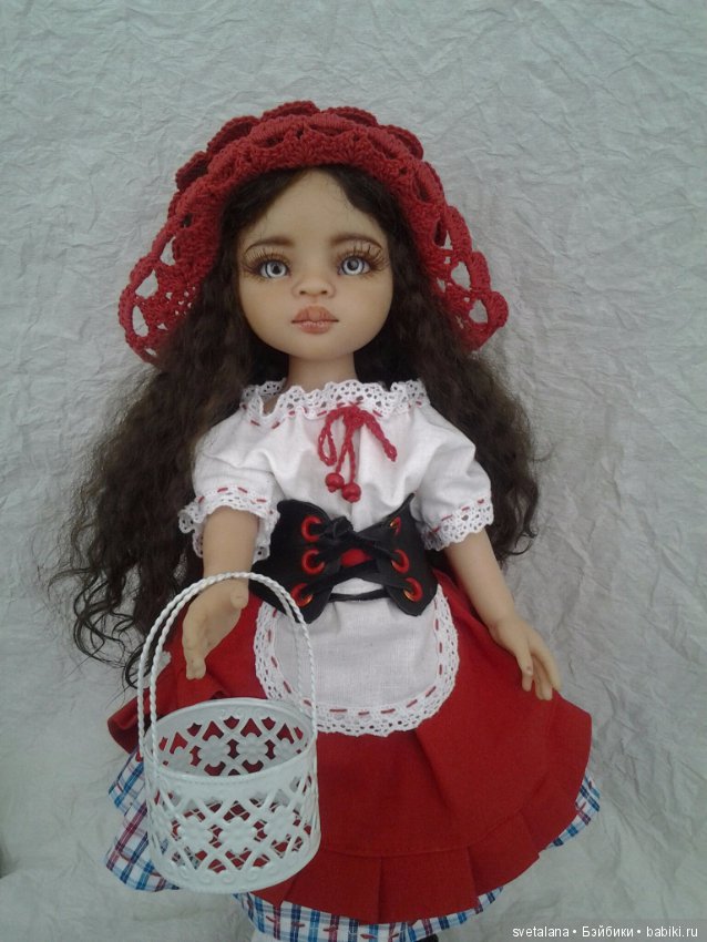 Моя Красная Шапочка. ООАК куколки Паола Рейна