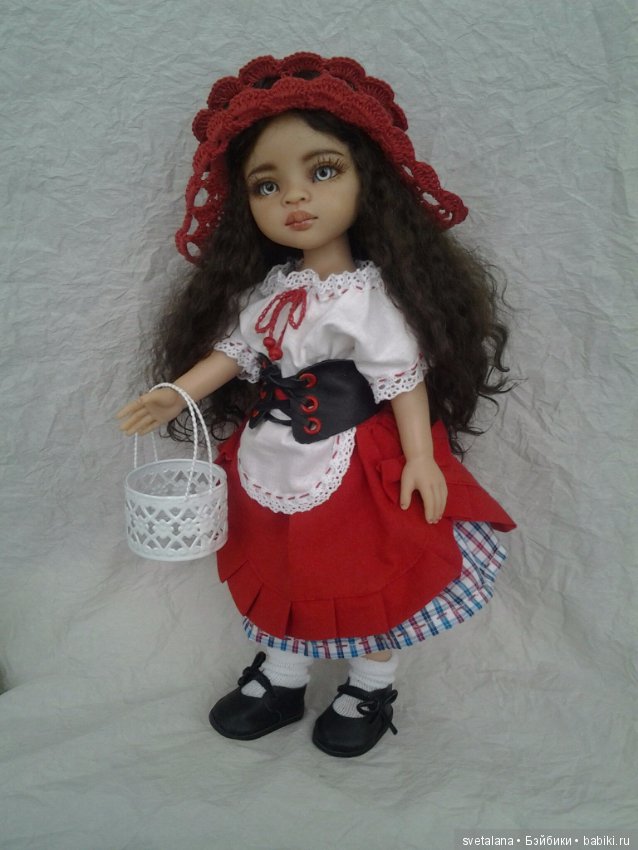 Моя Красная Шапочка. ООАК куколки Паола Рейна