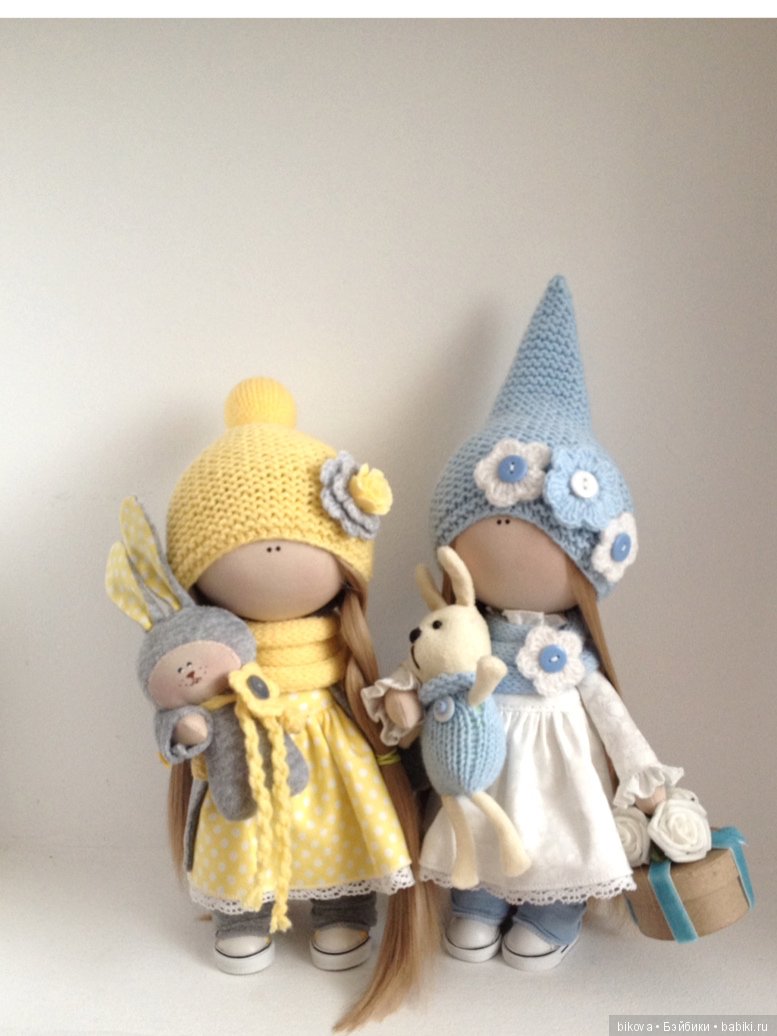 Новенькие интерьерные текстильные малышки