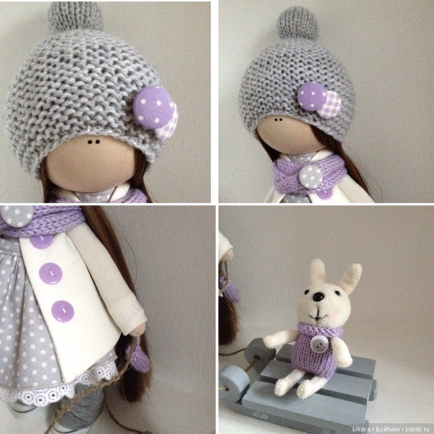 Новенькие интерьерные текстильные малышки (фото 9)