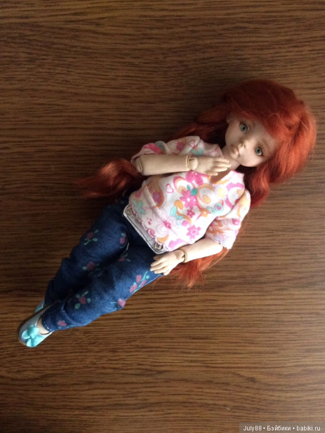Яся, шарнирная авторская кукла