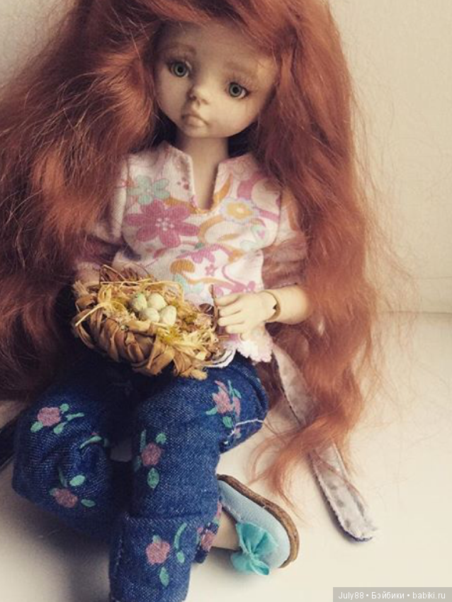 Яся, шарнирная авторская кукла