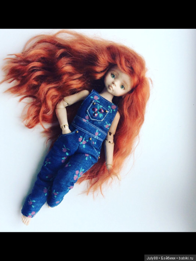 Яся, шарнирная авторская кукла