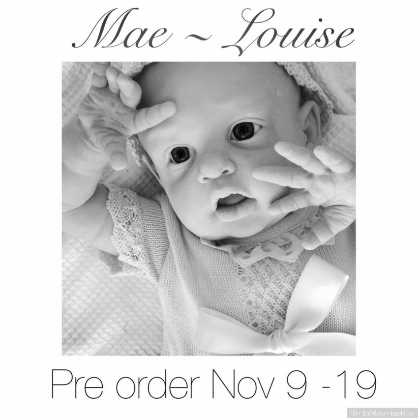 Молд для куклы реборн Mae-Louise от Alicia Toner