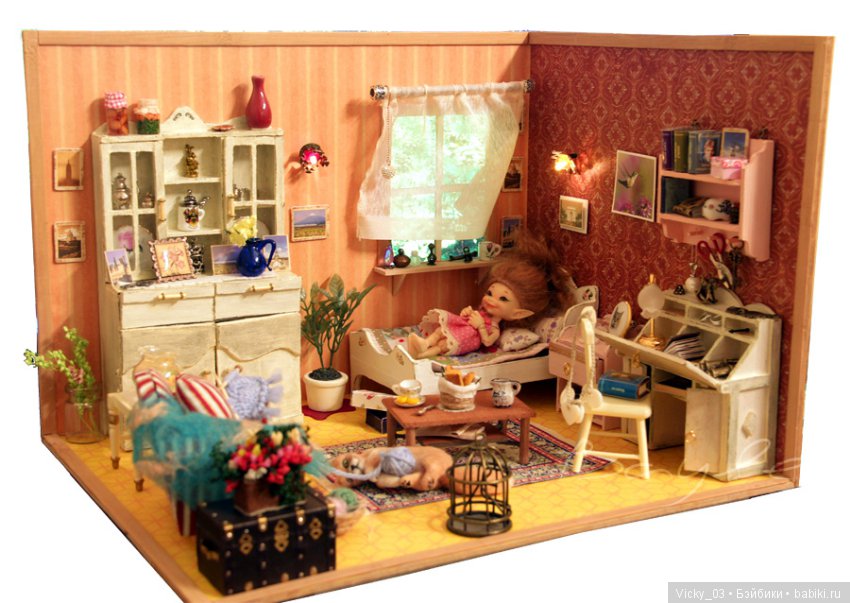 Обновлённая диорама 1/12 — Румбоксы и кукольные интерьеры: фото