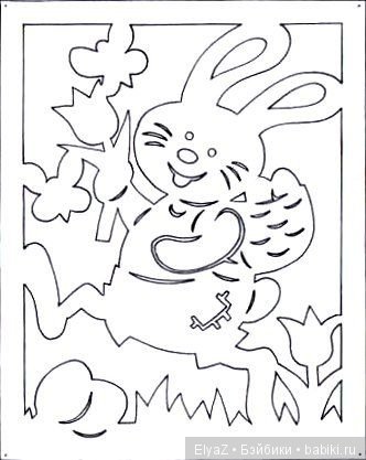 Новогодняя вырезка на окна