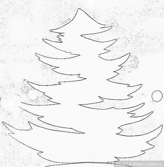 Новогодняя вырезка на окна