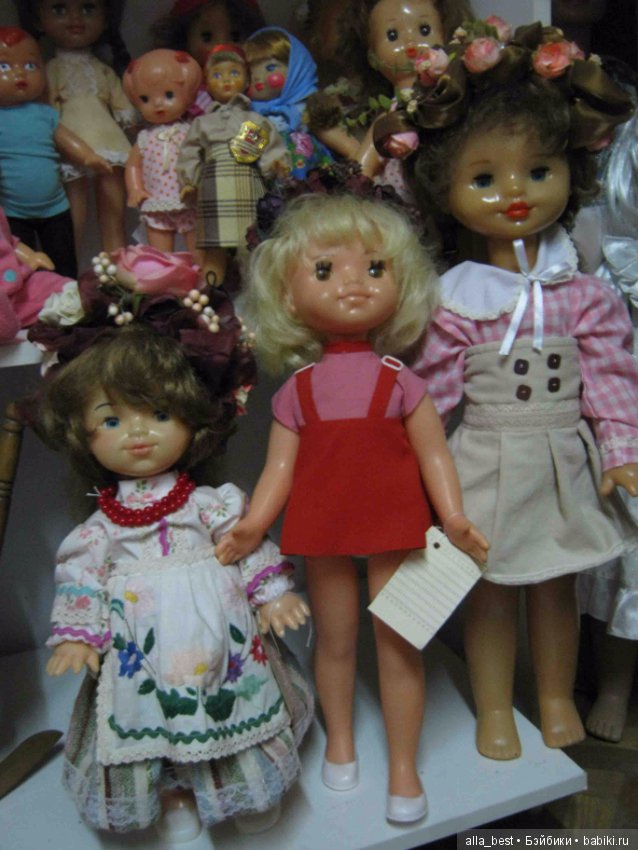 Моя скромная коллекция кукол СССР и ГДР