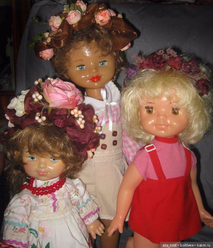 Моя скромная коллекция кукол СССР и ГДР