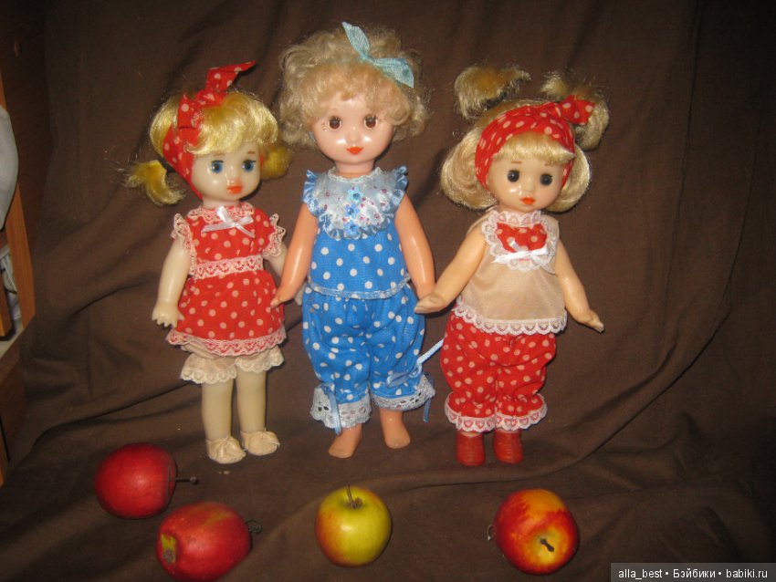 Моя скромная коллекция кукол СССР и ГДР