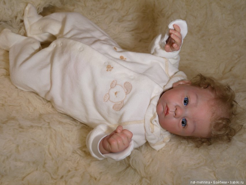 Моя малышка Полюшка, кукла реборн Натальи Фединой, Baby-Zest (фото 4)