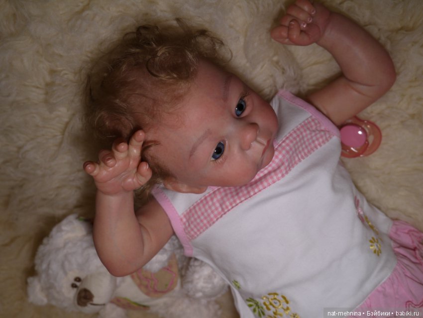 Моя малышка Полюшка, кукла реборн Натальи Фединой, Baby-Zest (фото 3)