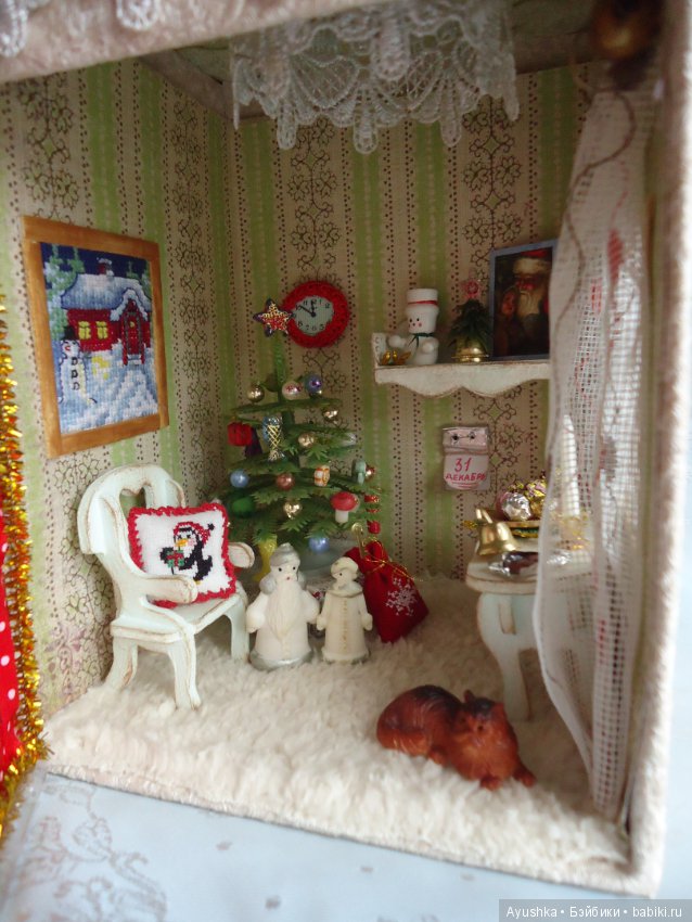 Новогодняя миниатюра, румбокс - 5 минут до Нового года (фото 2)