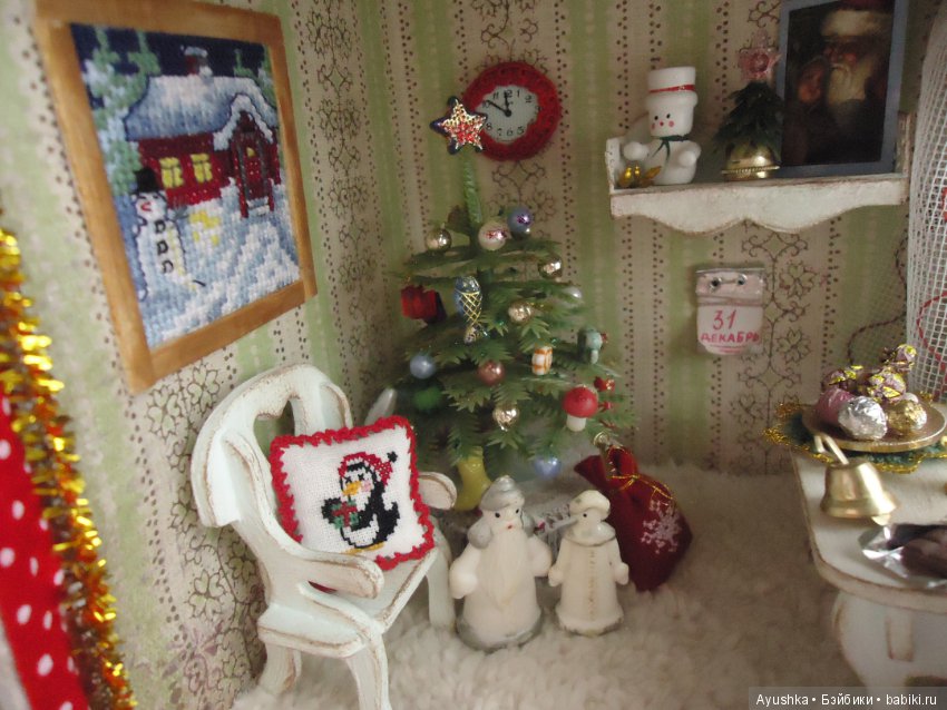 Новогодняя миниатюра, румбокс - 5 минут до Нового года (фото 4)