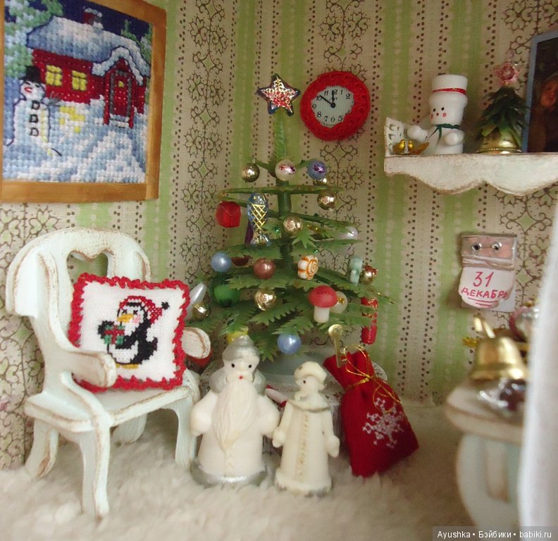 Новогодняя миниатюра, румбокс - 5 минут до Нового года (фото 7)