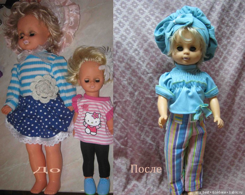 Процесс отмывания, реставрации и замены деталей кукол (фото 7)